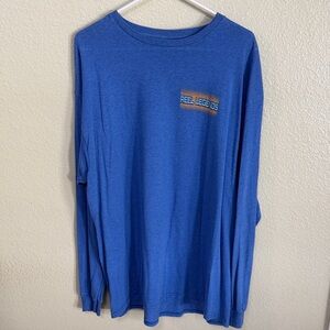 Reel Legends Vibrant Blue Graphic Long Sleeve